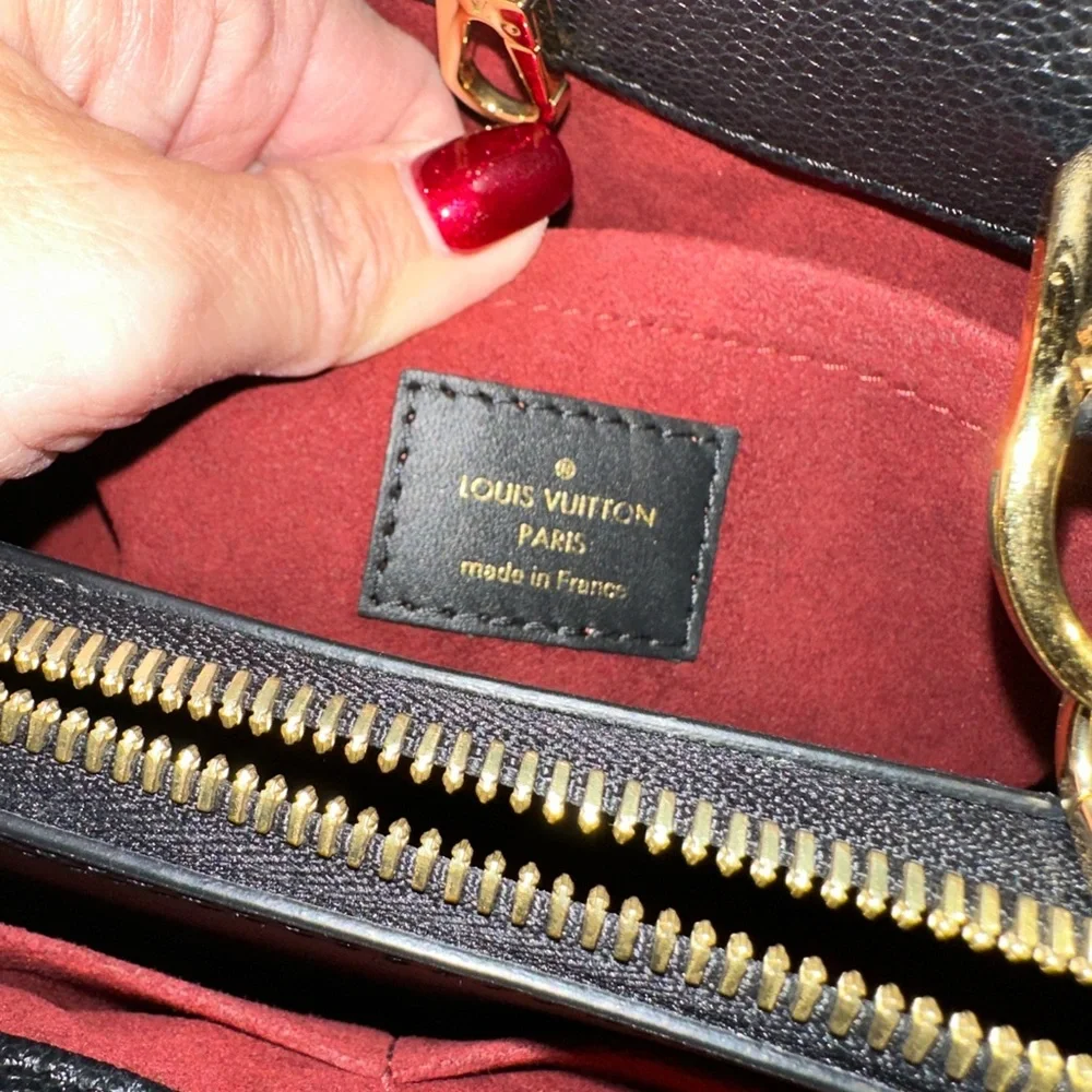 Louis Vuitton Monogram Giant Montaigne black and cream Beautiful handbag. - Picture 3 of 16